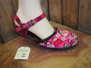 Size 39 Ballerina Sandals - People on Hot Pink