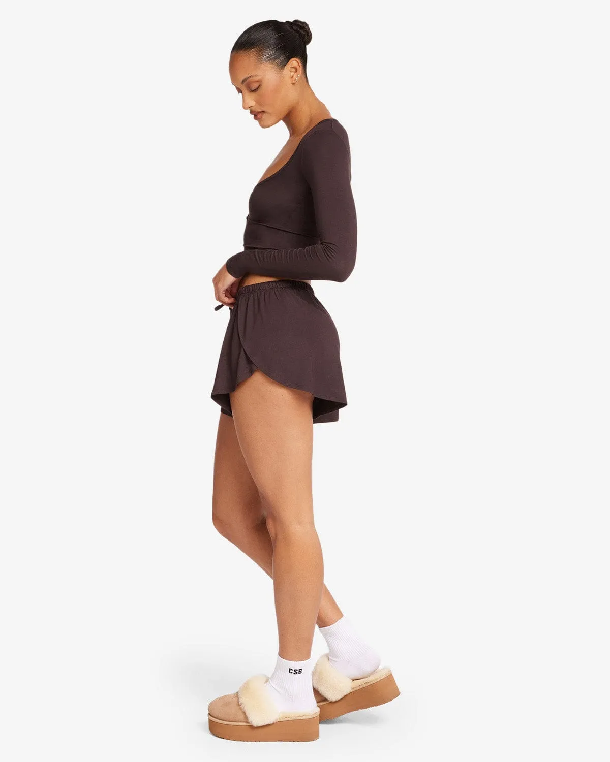 Sleep Shorts | Espresso