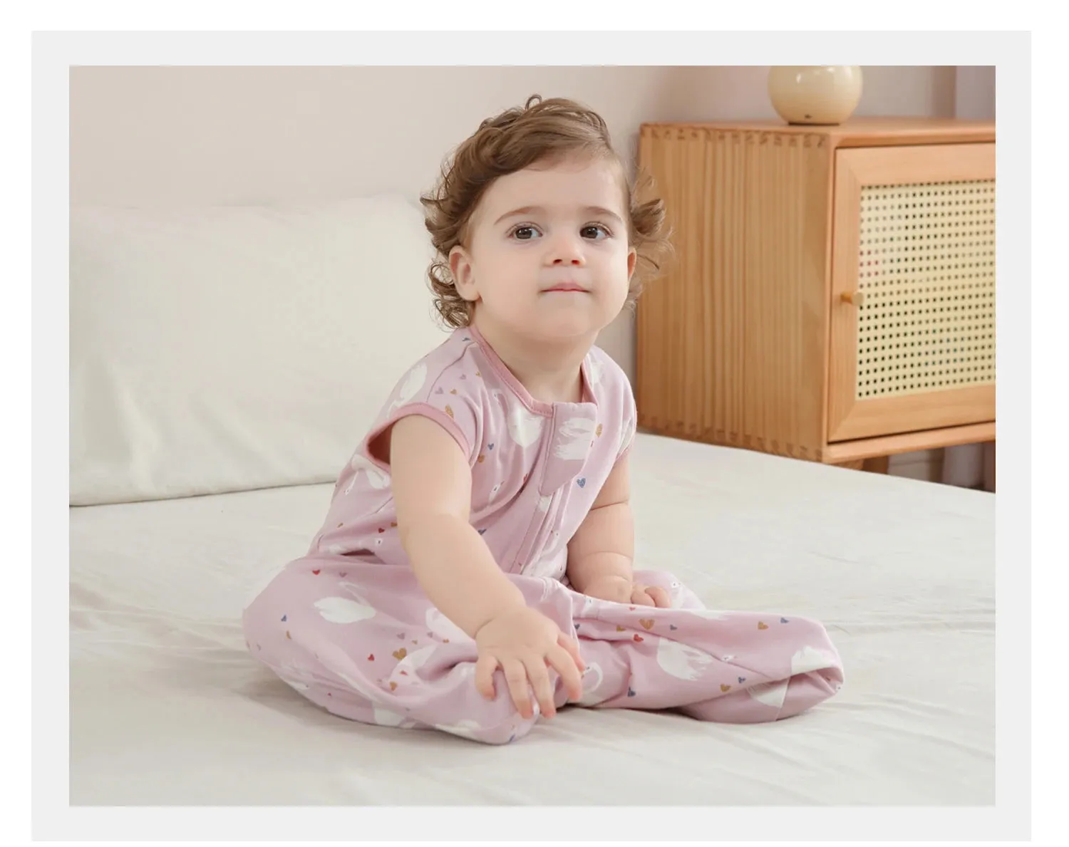 Sleeveless Vest Baby Sleeping Bag Cotton Thin Breathable Pajamas Anti-Kicking Cocoon for Newborn Envelope Sleep Sack Bedding
