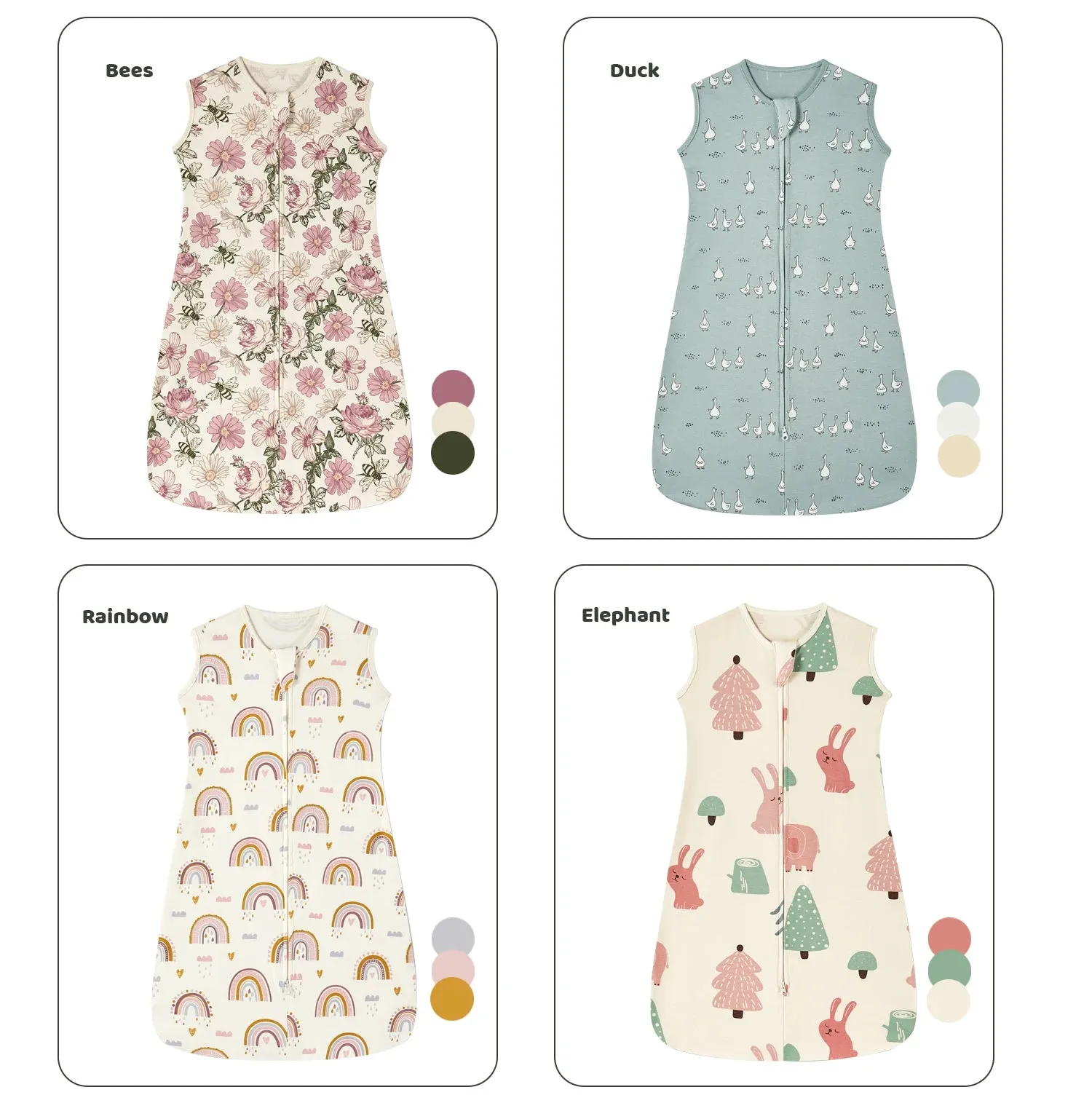 Sleeveless Vest Baby Sleeping Bag Cotton Thin Breathable Pajamas Anti-Kicking Cocoon for Newborn Envelope Sleep Sack Bedding