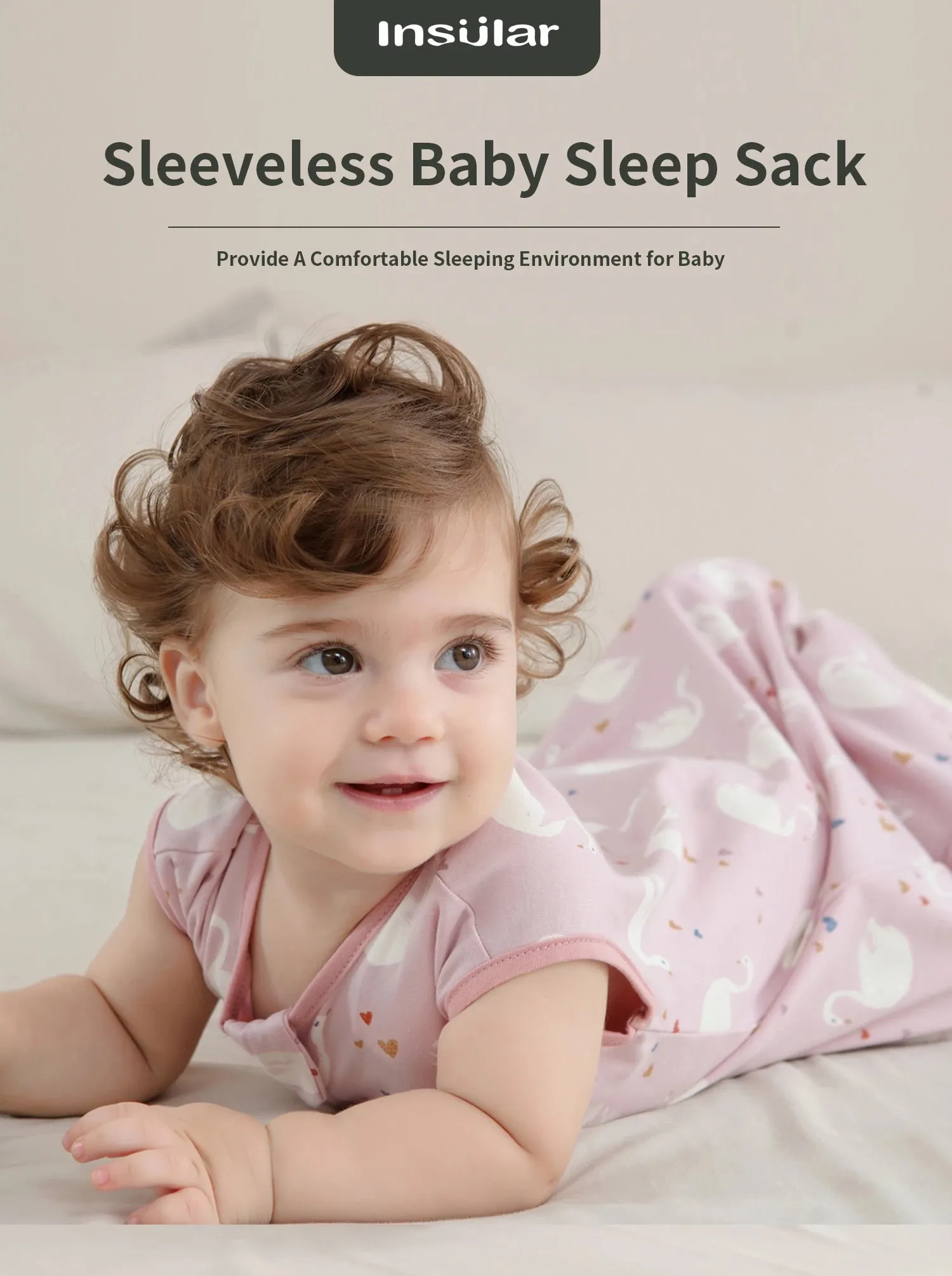 Sleeveless Vest Baby Sleeping Bag Cotton Thin Breathable Pajamas Anti-Kicking Cocoon for Newborn Envelope Sleep Sack Bedding