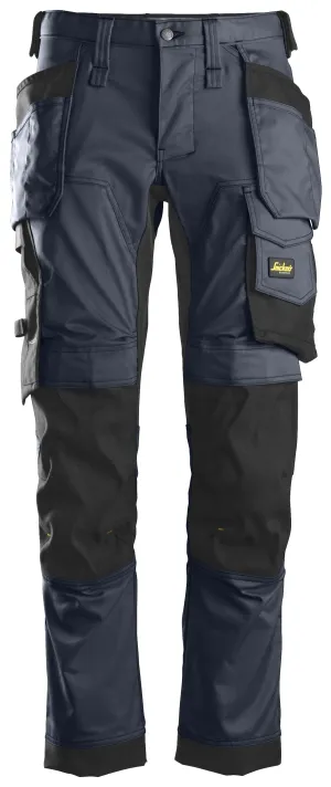 Snickers Stretch Trousers Navy/Black