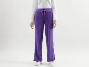 Solid Coloured Wide Leg Joggers