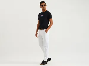 Solid Slim Fit Chinos Trousers