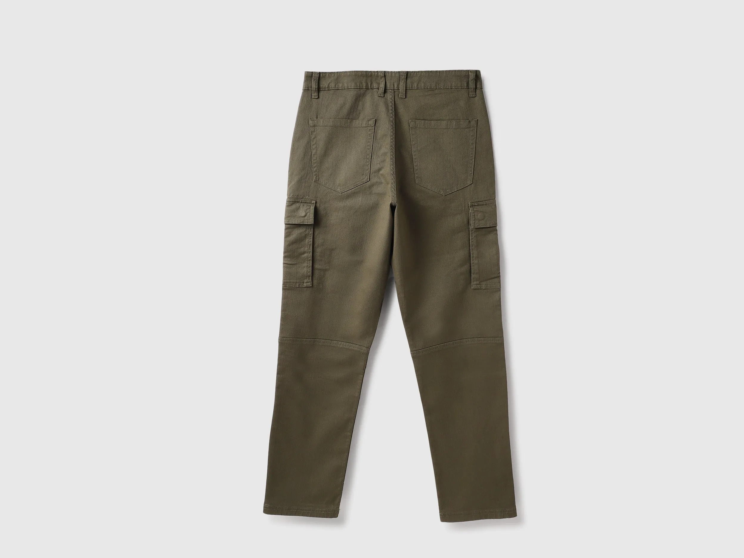 Solid Straight Fit Trousers
