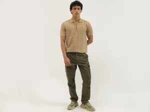 Solid Straight Fit Trousers