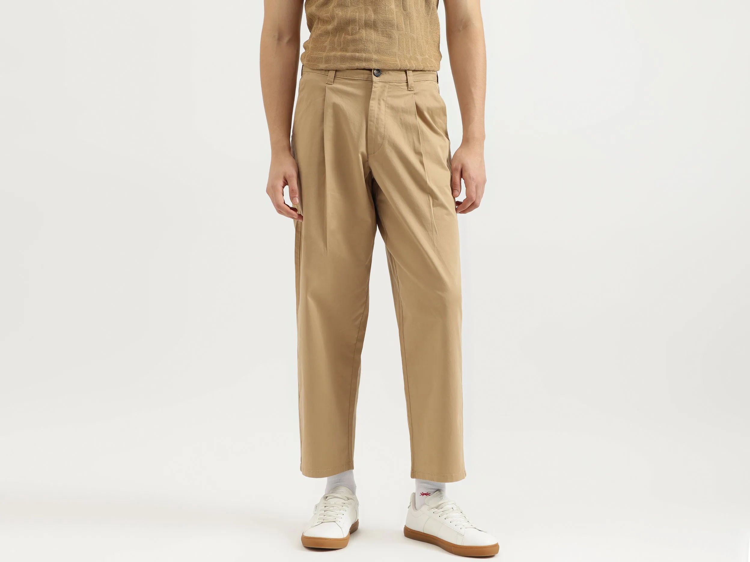 Solid Volume Fit Trousers