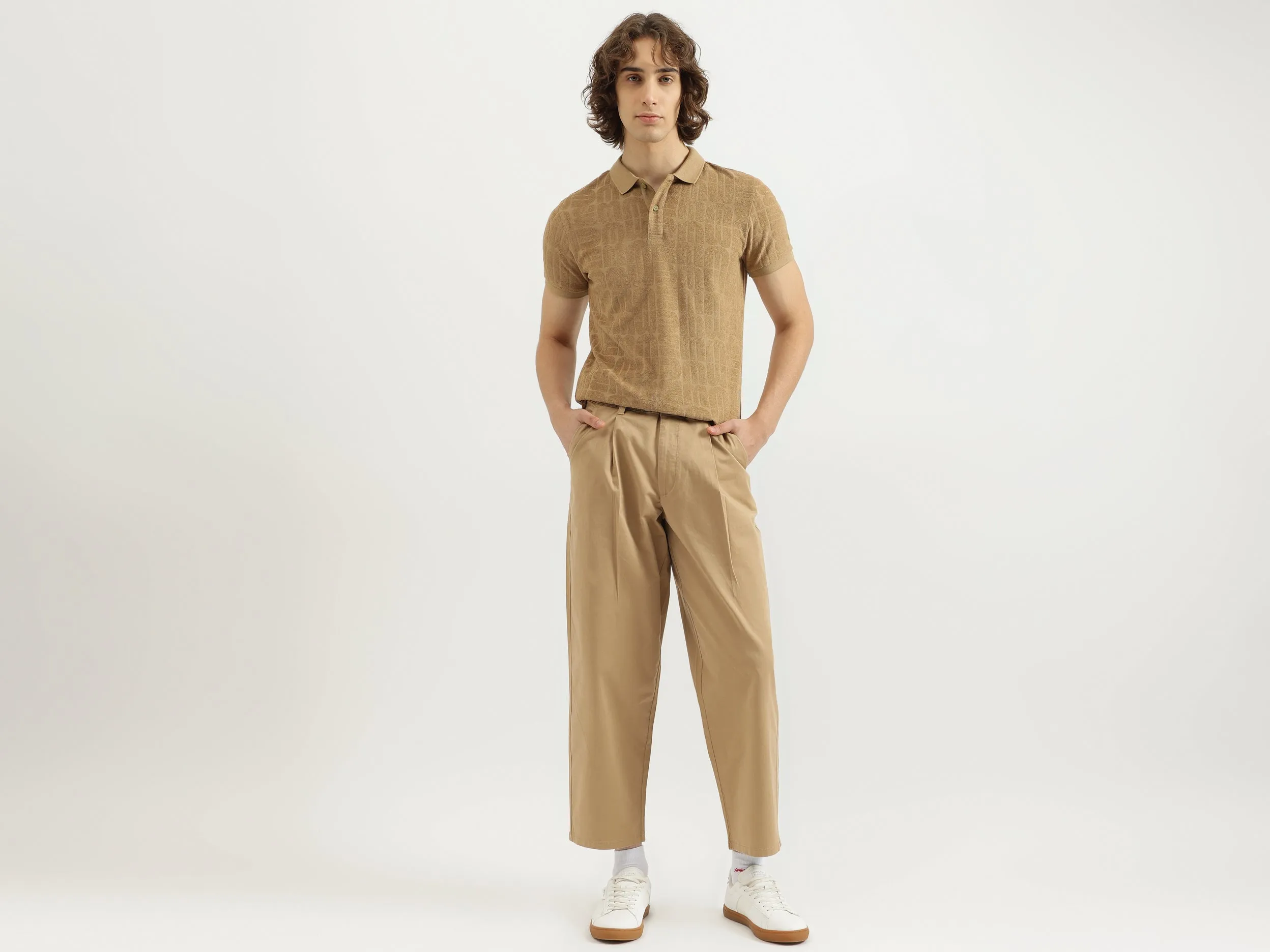 Solid Volume Fit Trousers