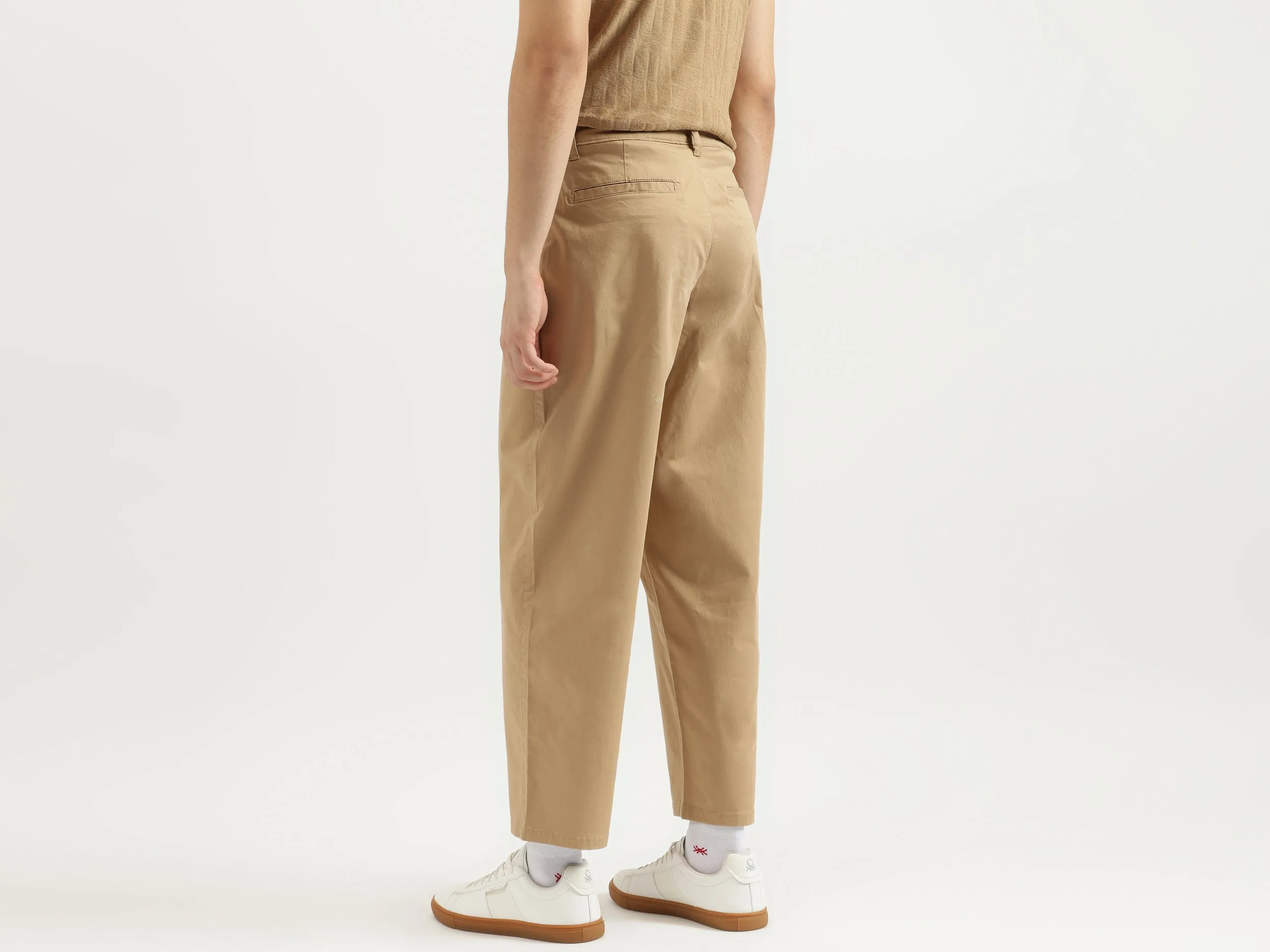 Solid Volume Fit Trousers