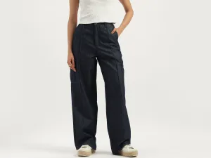Solid Wide Leg Fit Trousers