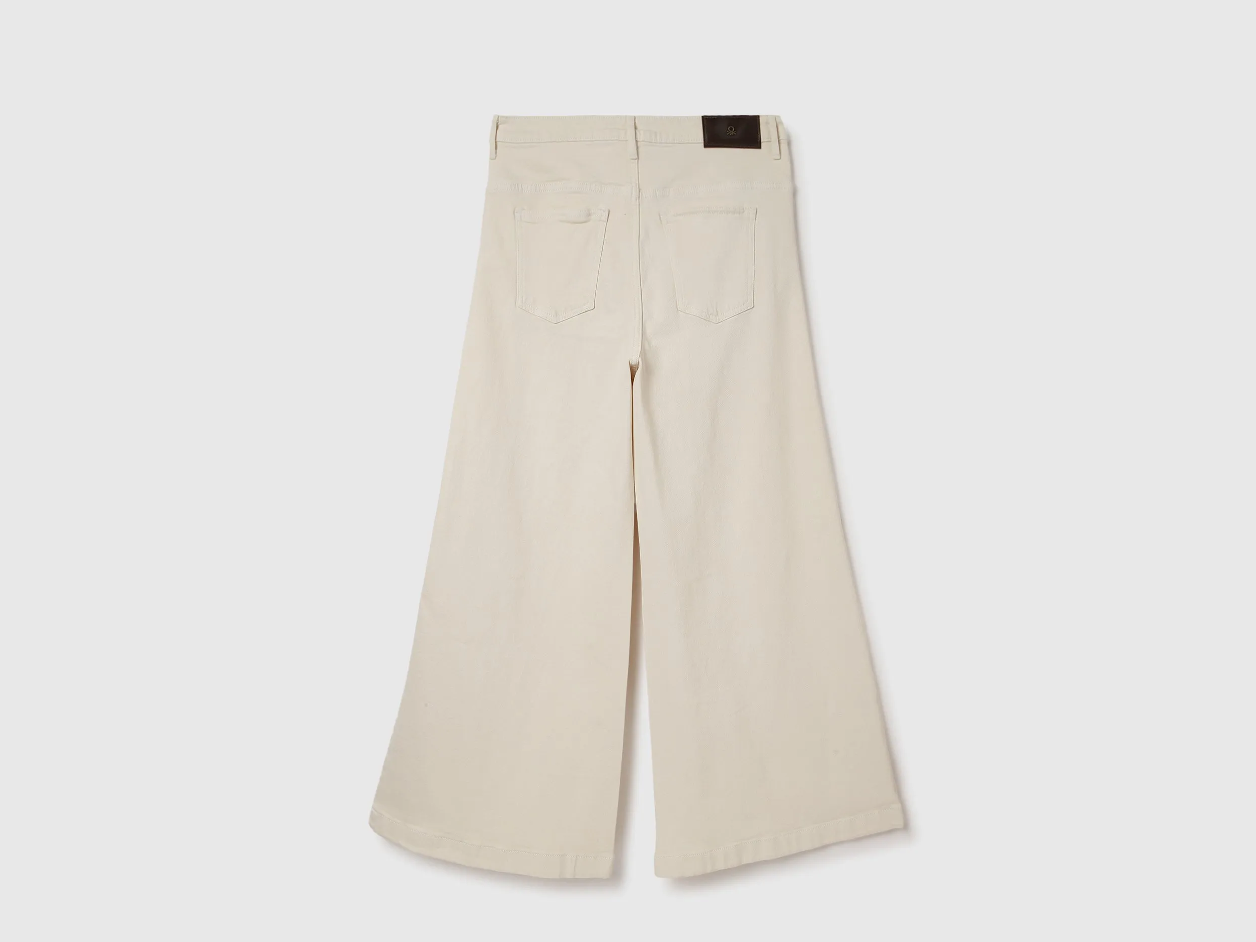 Solid Wide Leg Fit Trousers