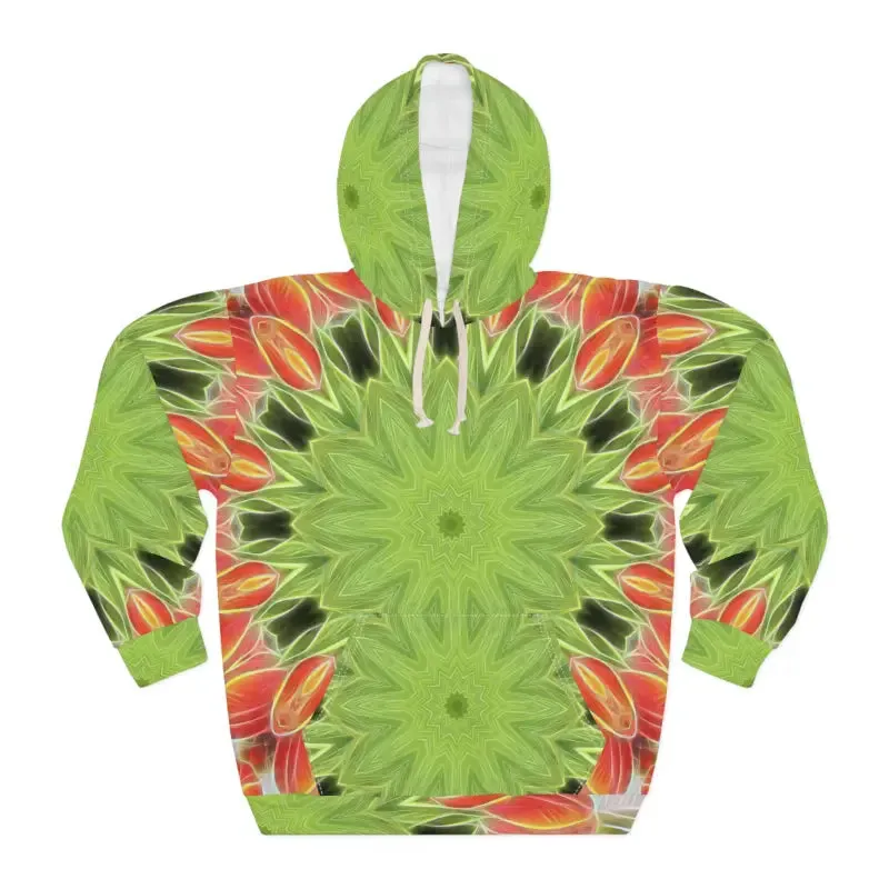 Stand out in Abstract Green Unisex Pullover Hoodie