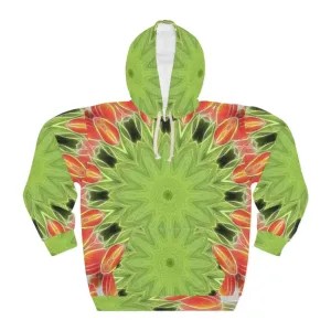 Stand out in Abstract Green Unisex Pullover Hoodie