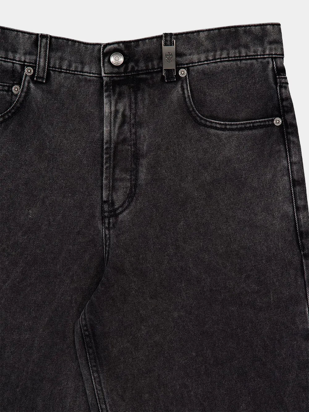 Stonewashed Low-Rise Baggy Fit Jeans