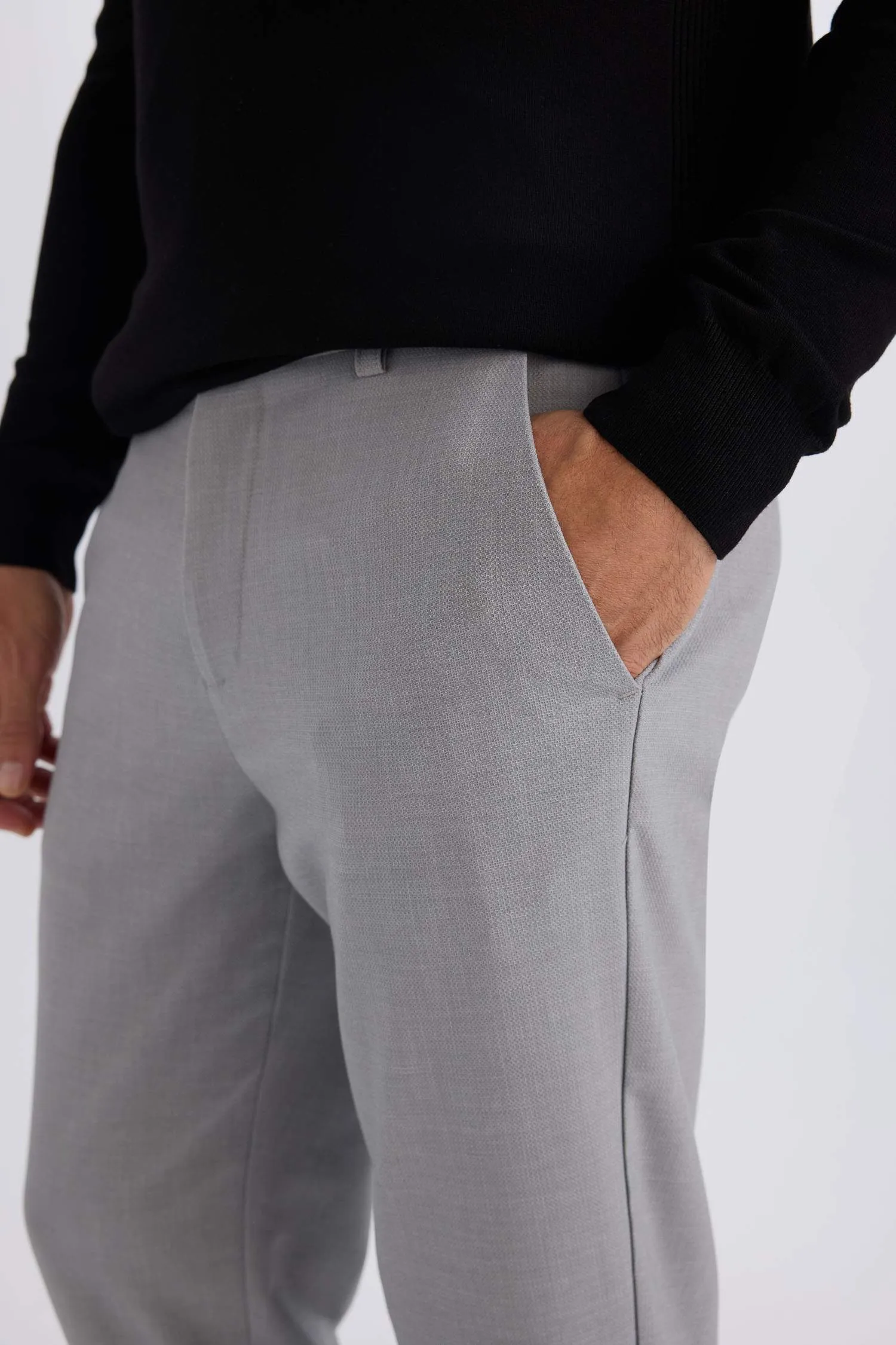 Straight Leg Stretchy Summer Fabric Joggers