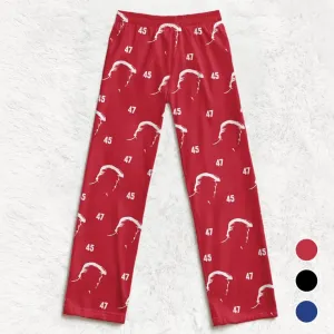 Strength, And A Bright Future - US Elections Pajama Pants - Gift For Conservative Supporters