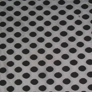 Stretch Mesh Black Dot