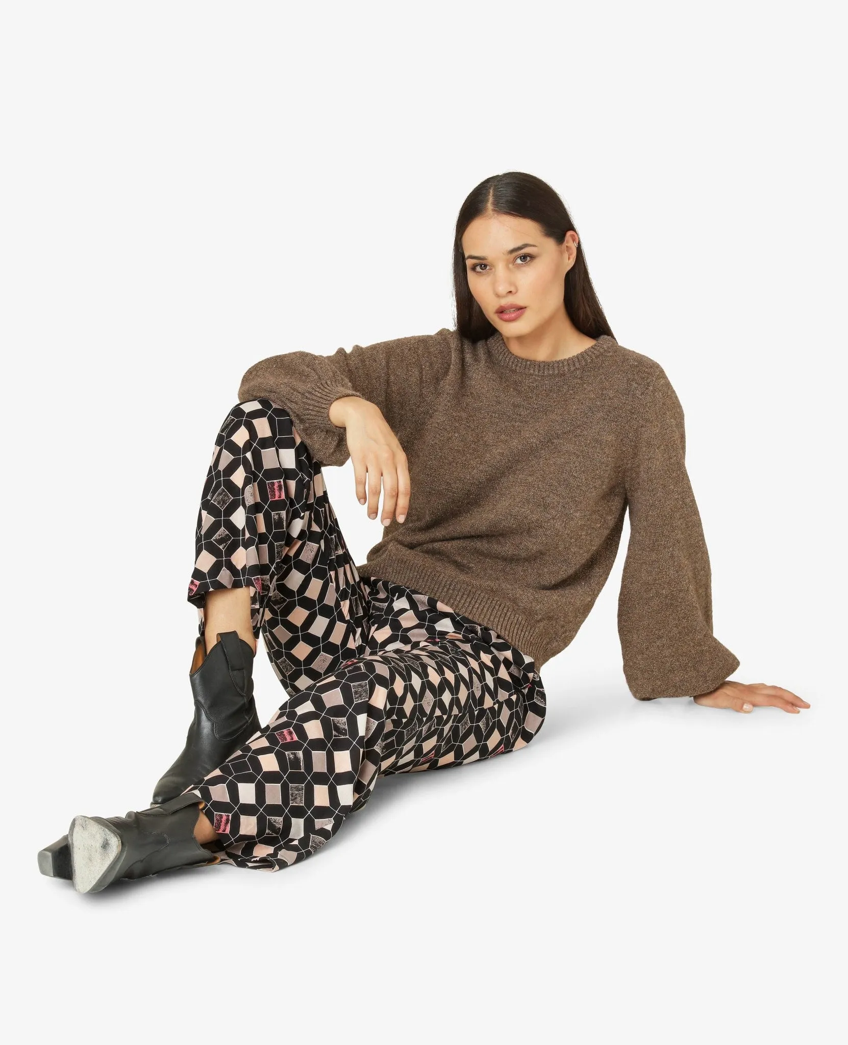 SUIUM PRINTED TROUSERS