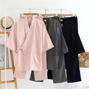 Summer and autumn pajamas work clothes