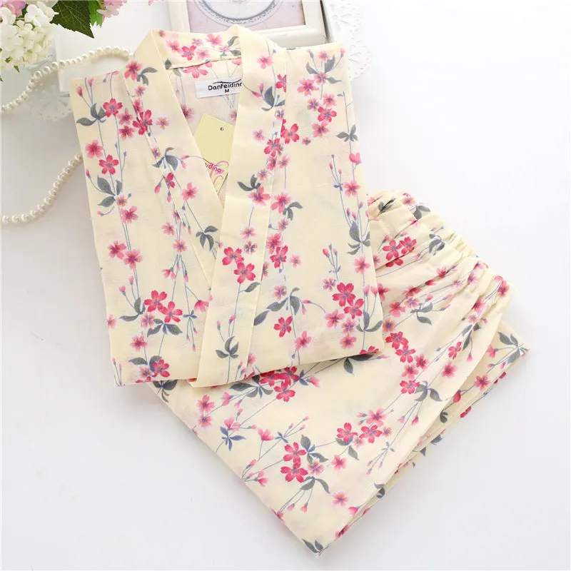 Summer and autumn pajamas work clothes