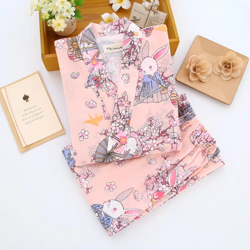 Summer and autumn pajamas work clothes