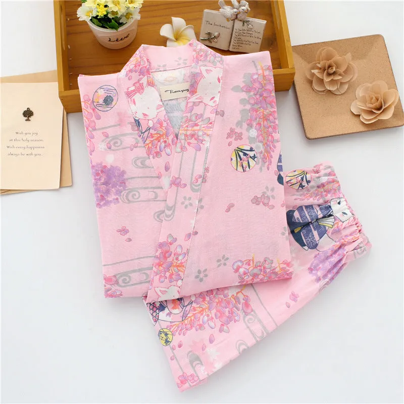 Summer and autumn pajamas work clothes