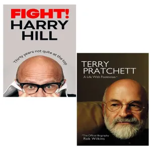 Terry Pratchett A Life With Footnotes, Fight Harry Hill 2 Books Set