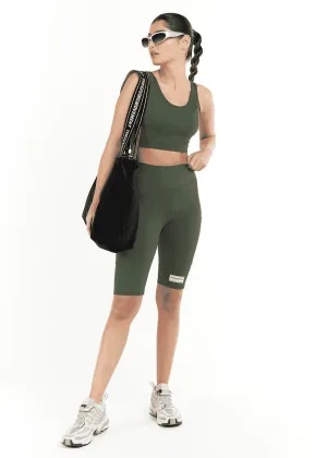 THE GIVING MOVEMENT RECYCLED LONGLINE BIKER SHORT 2.0   POCKET