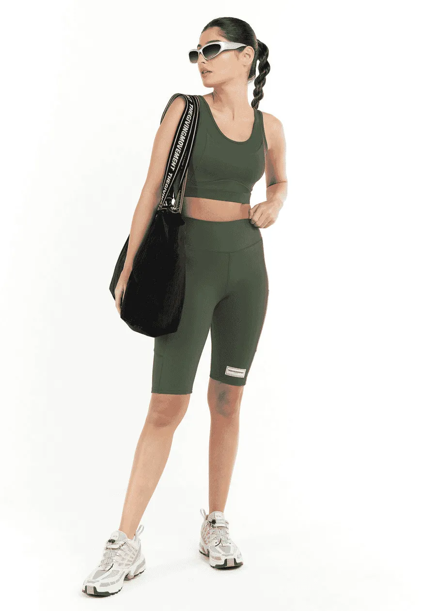 THE GIVING MOVEMENT RECYCLED LONGLINE BIKER SHORT 2.0   POCKET