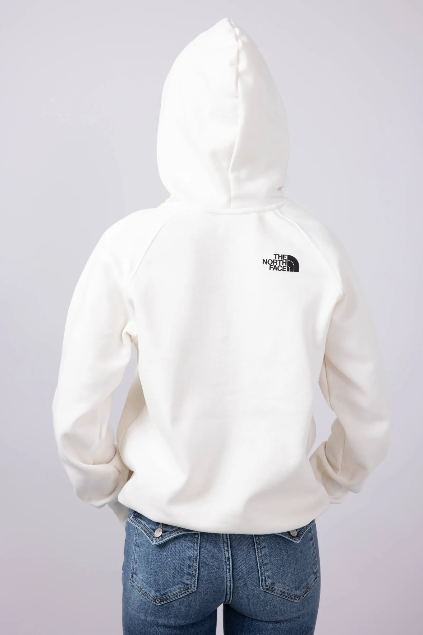 The North Face Strange Colorful World Hoodie for Women in White Dune | NF0A8B9N-QLI