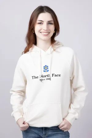 The North Face Strange Colorful World Hoodie for Women in White Dune | NF0A8B9N-QLI