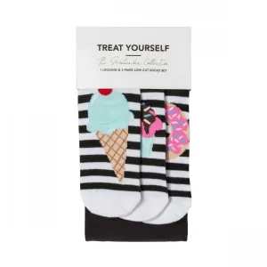 The Weekend Collection Women's Treat Yourself Socks And Leggings Set