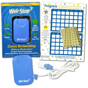 The Wet-Stop 3  Complete Bed Wetting Alarm & Training System