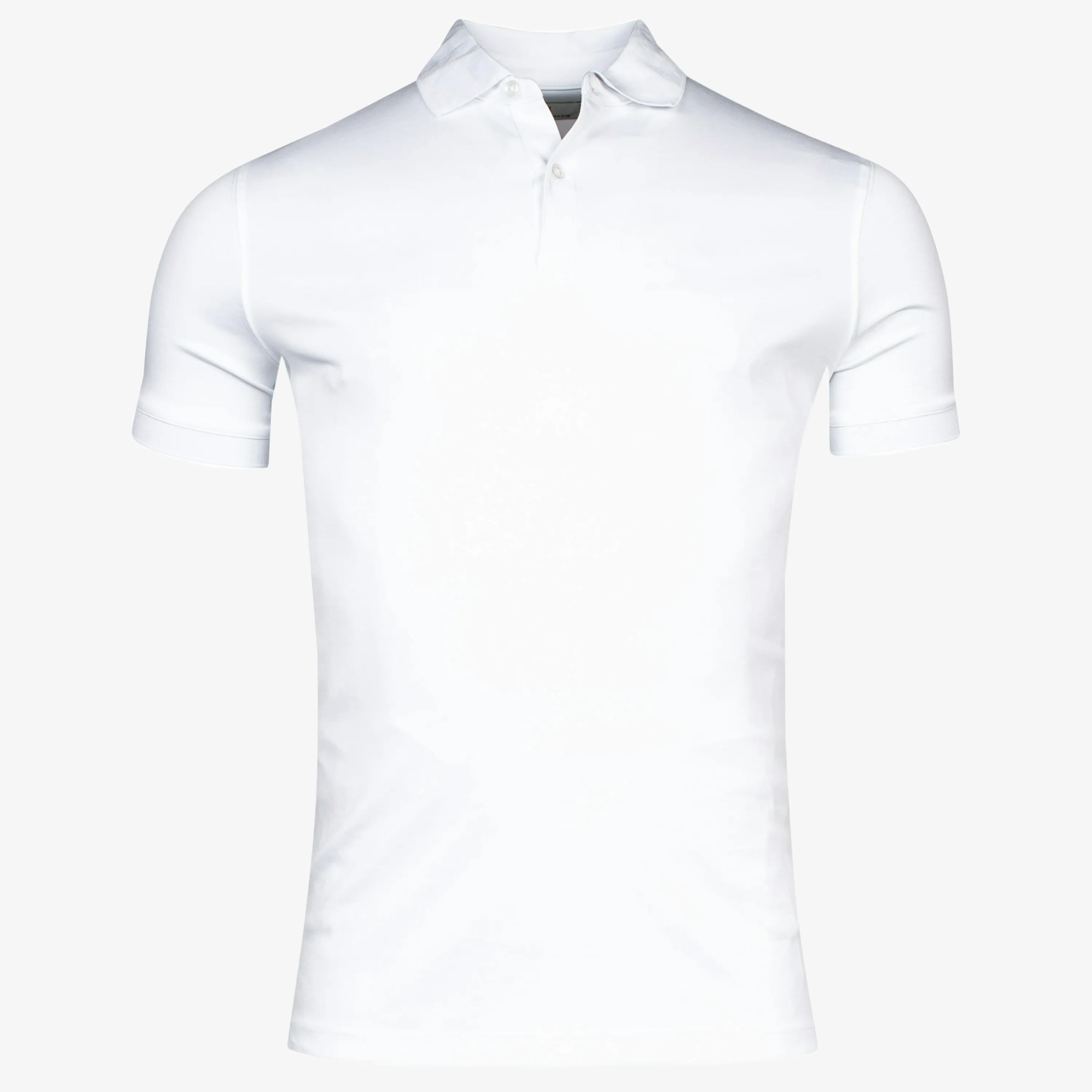 Thomas Maine Liquid Cotton Polo Shirt - White