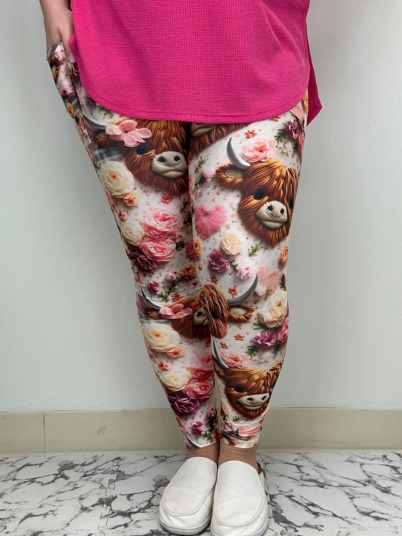 TL brand printed leggings