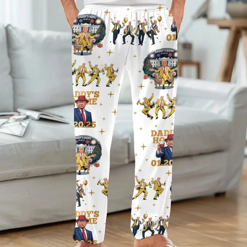 Tomorrow Brings Hope And Excitement - US Patriotic Pride Pajama Pants - Gift For Conservative Supporters