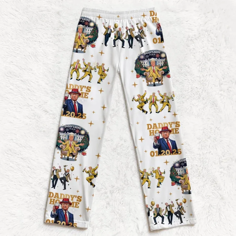 Tomorrow Brings Hope And Excitement - US Patriotic Pride Pajama Pants - Gift For Conservative Supporters