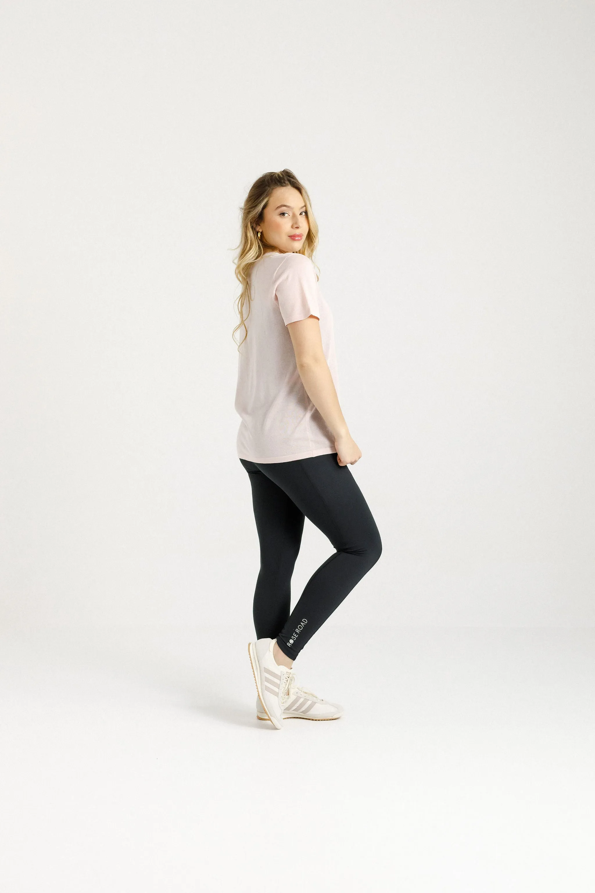 Topher Knit Tee | Peach