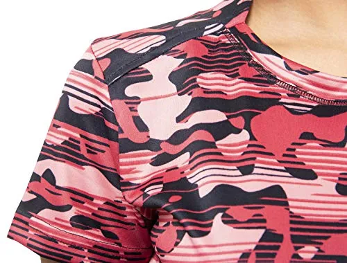 URBAN CIRCUS Women's T-Shirt (029_t-shirt_pink camos--m_Pink_Medium)