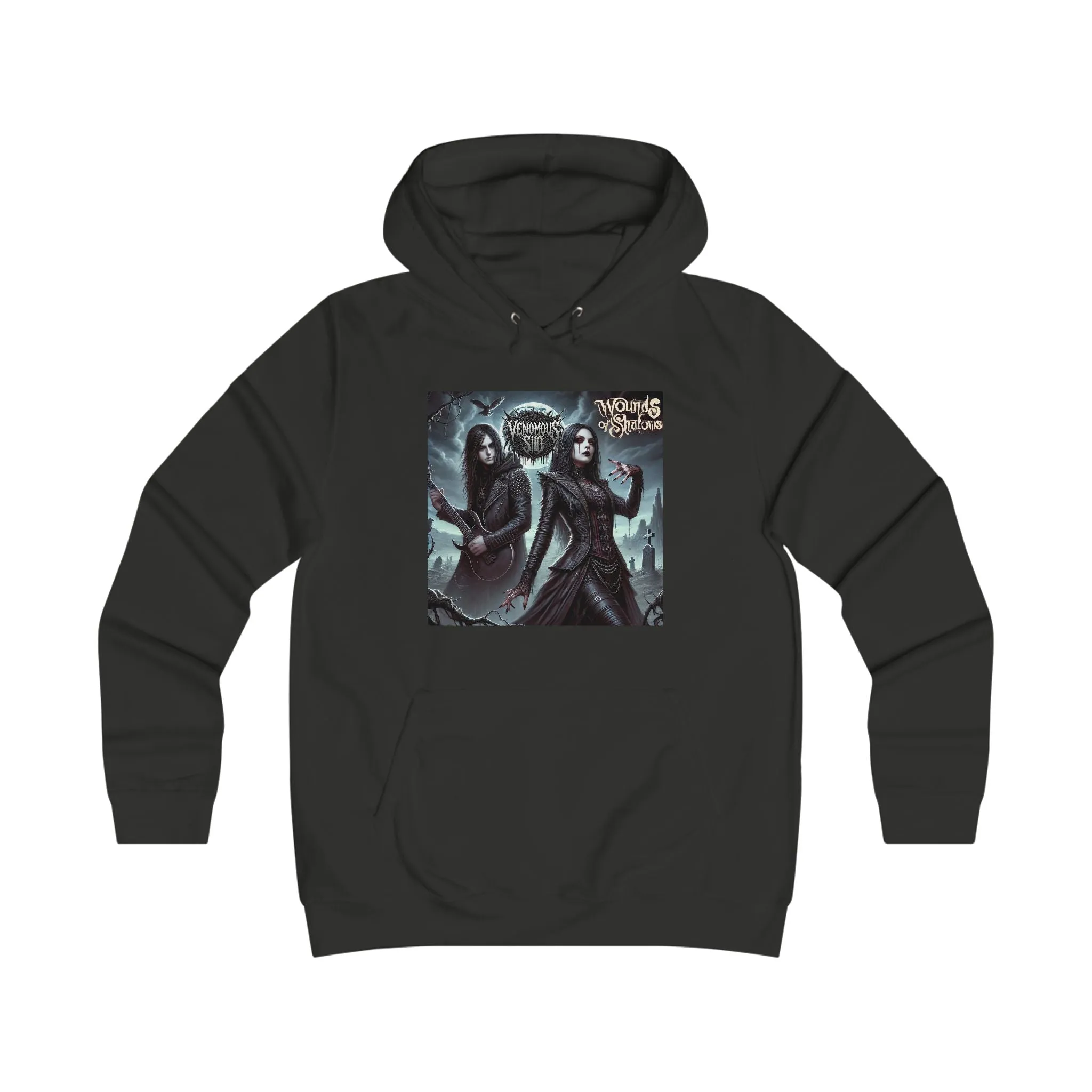 Venomous Sin Wounds of Shadows Girlie College Hoodie