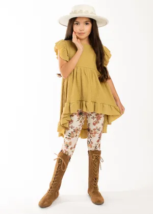 Victoria Legging in Sand Floral