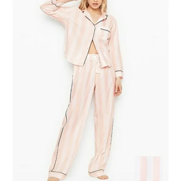 Victoria's Secret Cotton Long PJ Set