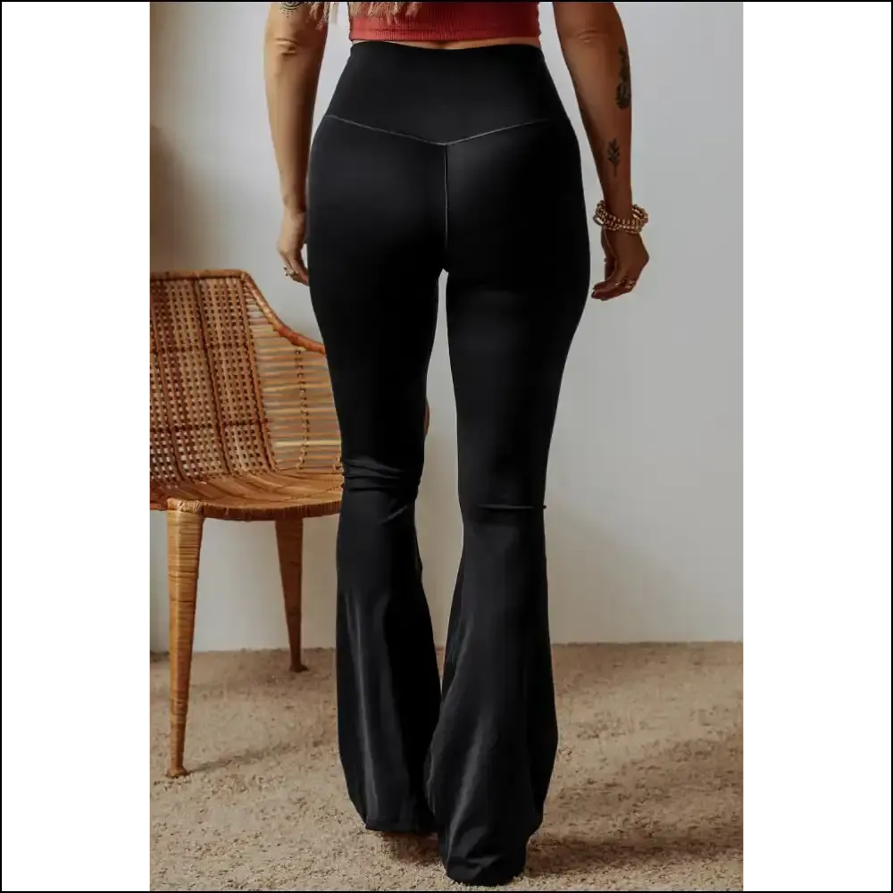 Waist Flared Leggings: Pants so Good, They're -lared! 🖤 Needful Things