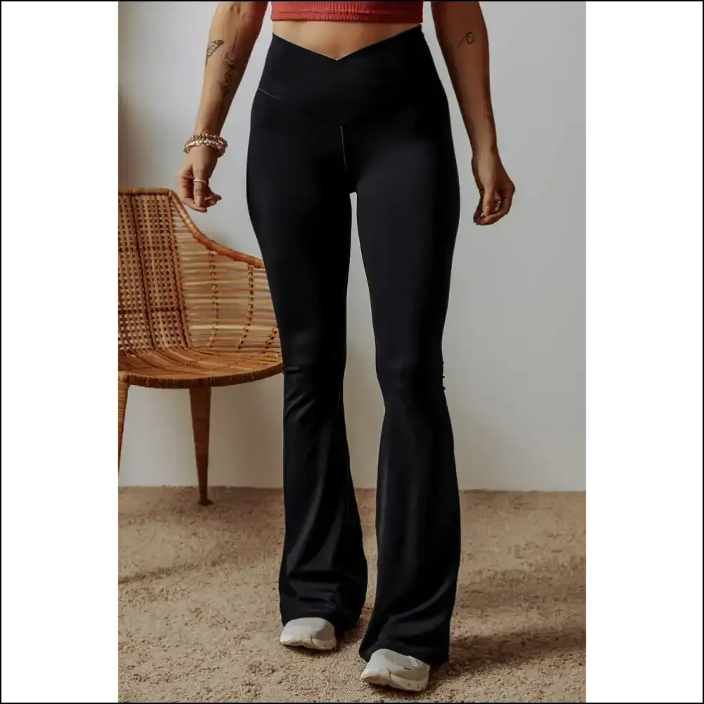 Waist Flared Leggings: Pants so Good, They're -lared! 🖤 Needful Things