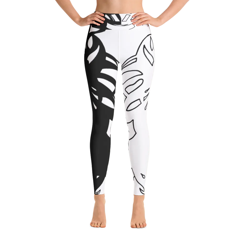 Wearable Art Leggings : Black & Tight