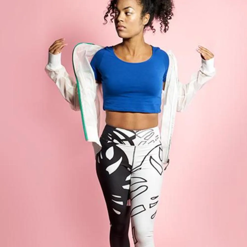 Wearable Art Leggings : Black & Tight