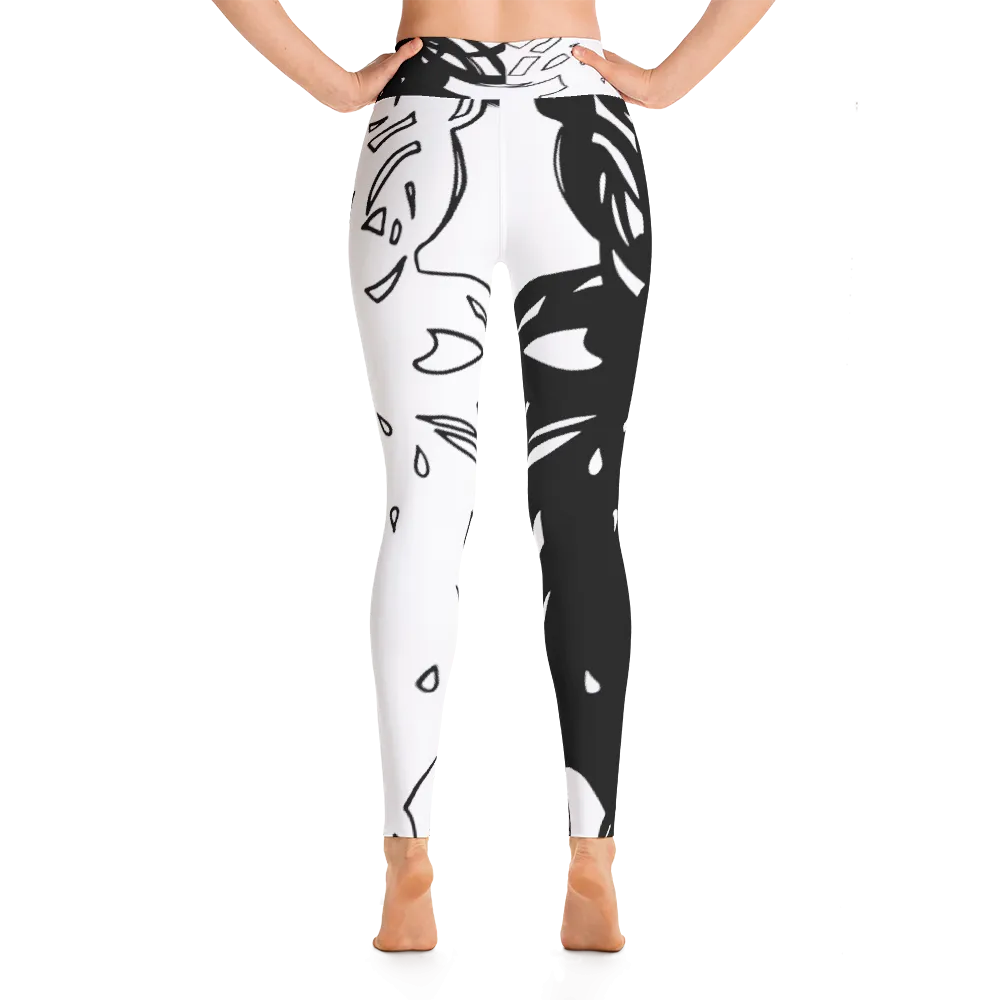 Wearable Art Leggings : Black & Tight