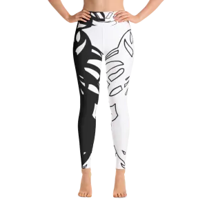Wearable Art Leggings : Black & Tight