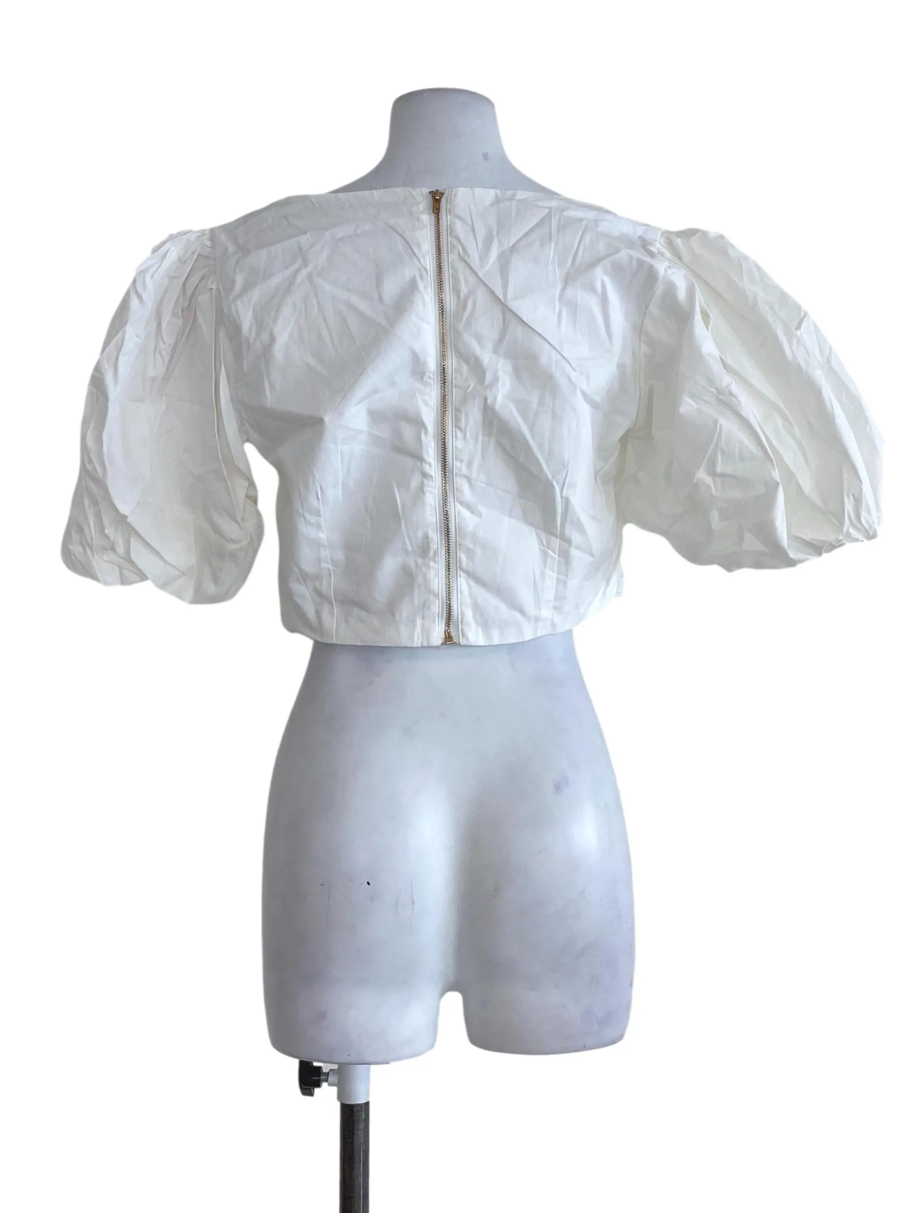 White Crop Top