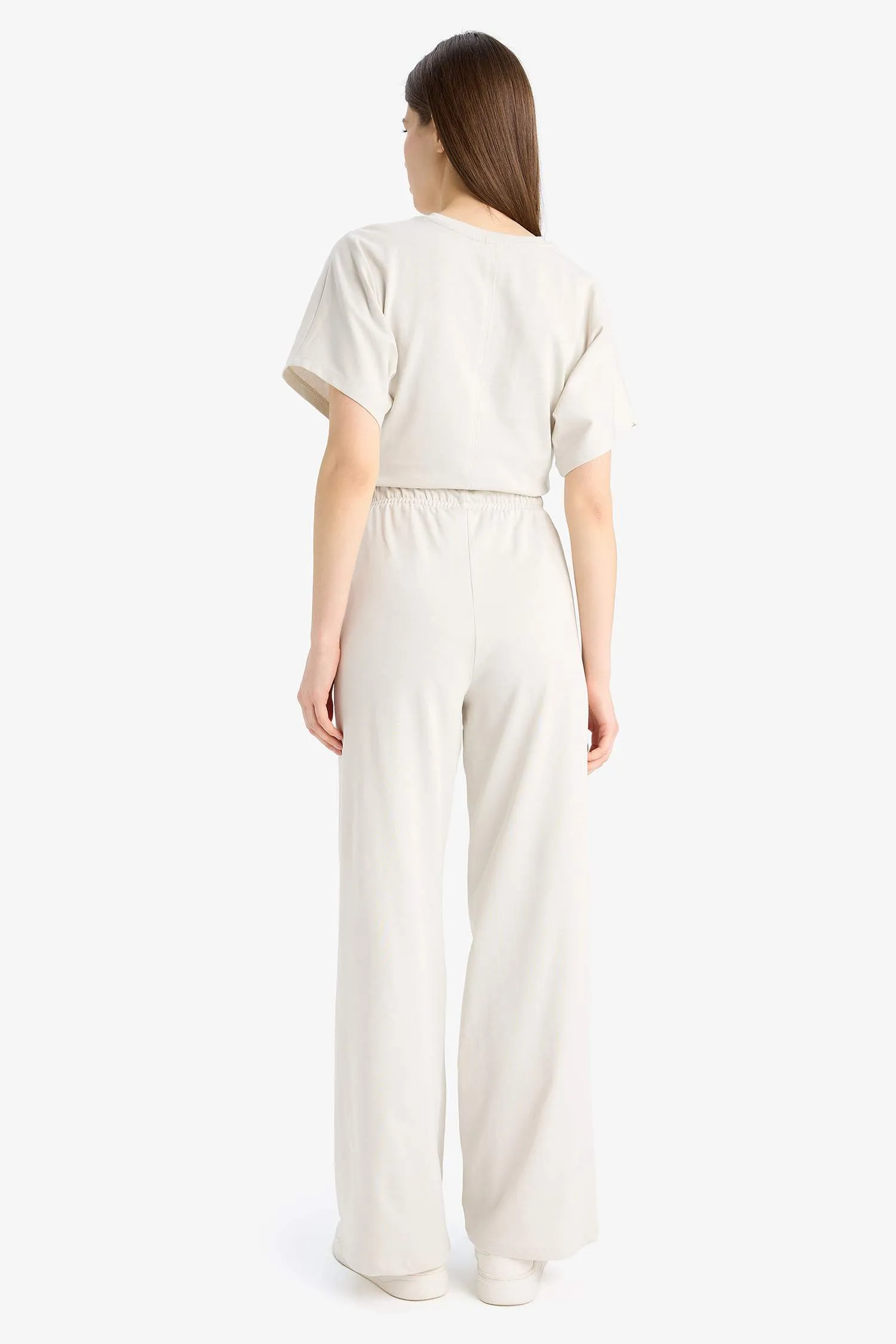Wide Leg Basic Flat Wide Leg Premium Pants